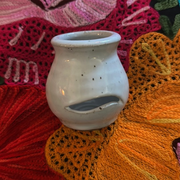 Handmade Pottery Egg Separator, Ceramic Egg Yolk and Egg White Separator - Picture 1 of 4